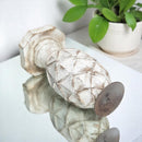 Carved in Flame - Handmade Vintage Style Indian Candle Holder candle stand 4X4X8 in