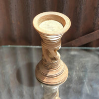 Carved in Flame - Handmade Vintage Style Indian Candle Holder candle stand 6x6x10