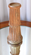 Carved in Flame - Handmade Vintage Style Indian Candle Holder candle stand 7X7X14 in