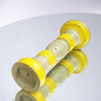 Carved in Flame - Handmade Vintage Style Indian Candle Holder candle stand 5X5X14 in