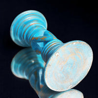 Carved in Flame - Handmade Vintage Style Indian Candle Holder candlestand 6x6x10 in