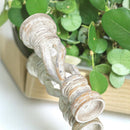 Carved in Flame - Handmade Vintage Style Indian Candle Holder candle stand 4X4X12 in