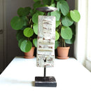 Carved in Flame - Handmade Vintage Style Indian Candle Holder candle stand 3x3x11in