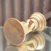 Carved in Flame - Handmade Vintage Style Indian Candle Holder candle stand 6x6x10