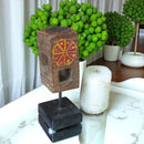 Carved in Flame - Handmade Vintage Style Indian Candle Holder candle stand 3x3x9 in