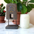 Carved in Flame - Handmade Vintage Style Indian Candle Holder candle stand 4x4x8 in