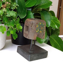 Carved in Flame - Handmade Vintage Style Indian Candle Holder candle stand 3x3x13 in