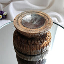 Carved in Flame - Handmade Vintage Style Indian Candle Holder candle stand 6X6X4 in